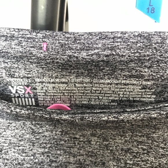 Victoria Secret VSX Charcoal Leggings - Picture 3 of 5